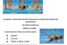 Abierto el plazo de inscripción para el Curso de Natación sincronizada en Llerena