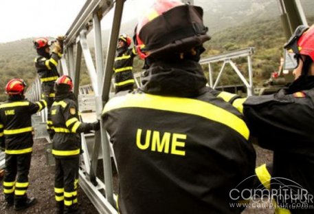 El IIº Batallón de Intervención de Emergencia del Ministerio de Defensa en Peñarroya-Pueblonuevo 