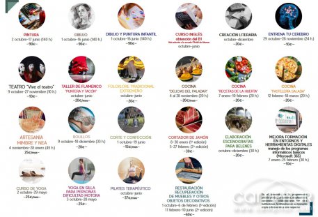 Nuevos Cursos y Talleres de la Universidad Popular de Llerena para el Año Académico 2023-2024