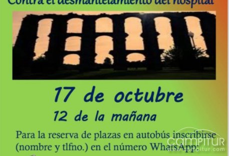 Manifestación en Mérida en defensa del Hospital de Llerena