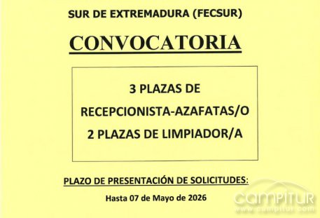 FECSUR abre una convocatoria de empleo